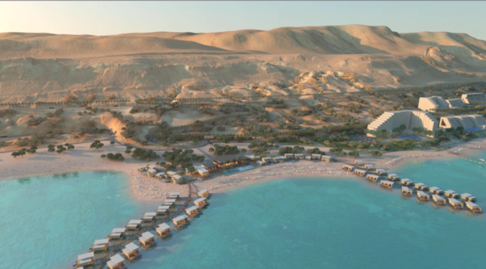 Nouveau projet touristique pour la mer Morte avec jetées et îles artificielles