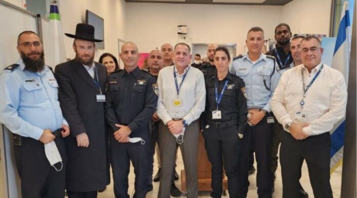 Un poste de police a été inauguré à l’hôpital Assuta d’Ashdod