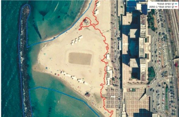 Face à la montée rapide du niveau de la mer, Israël pourrait perdre une grande partie de son littoral d’ici 2050
