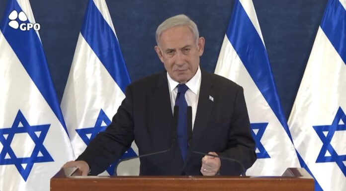 Israël – Intervention du 1er Ministre Benjamin Netanyahou hier soir (07/10):