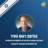 Extension du plan de compensation pour les entreprises d'Ashdod pour Novembre et Décembre 23