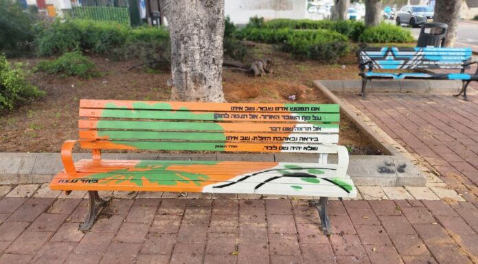 « Bancs de l’amitié » – beaux, colorés et inspirants