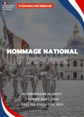 Paris-Tel Aviv : Hommage national aux victimes françaises des attaques du 7 octobre 2023 le 7 février 2024