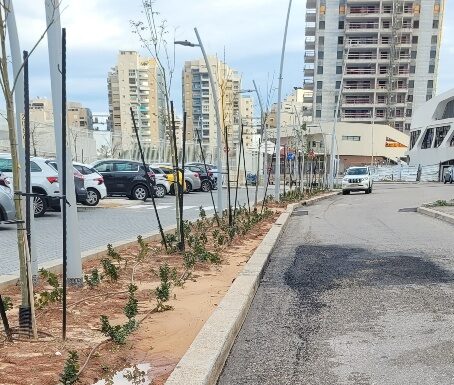 Ashdod – Réparation des routes immédiatement après une accalmie de pluie