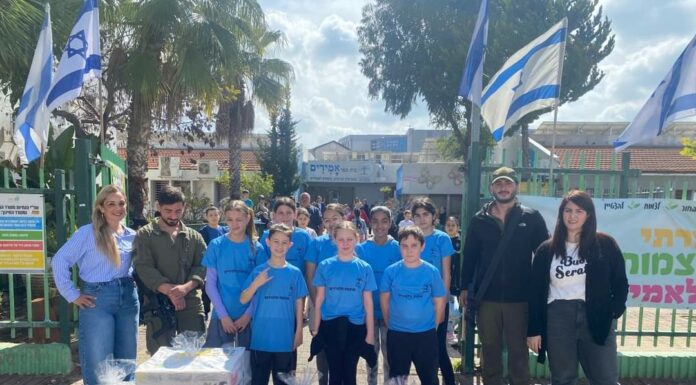 45 000 colis alimentaires ont été distribués aux combattants par les enfants d’Ashdod