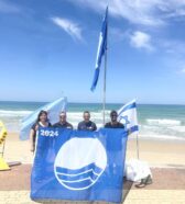 Les 7 plages d'Ashdod ont reçu les drapeaux bleus de l'Union européenne pour la 11e fois