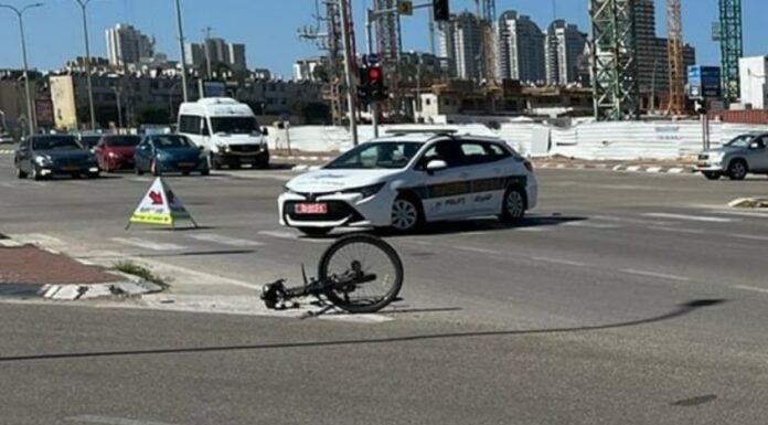 Ashdod se classe au 5ème rang en Israël pour le nombre d’enfants blessés dans des accidents de la route