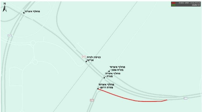 Travaux de pose sur la rampe de la route 42 à la route 41