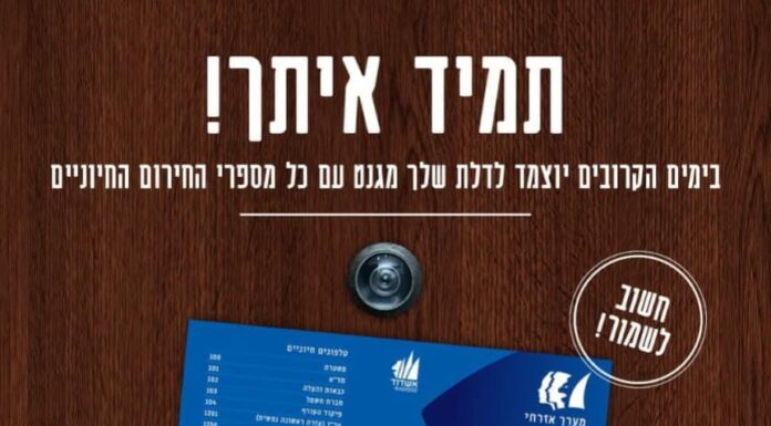 Mairie Ashdod – une Initiative pour votre sécurité : les numéros d’urgence à portée de main !