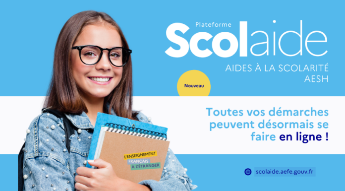 L’AEFE lance « scolaide », la nouvelle plateforme de dépôt et de gestion des demandes d’aides à la scolarité