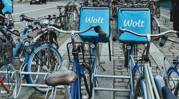 Wolt, un ogre en vélo et en habit bleu par Yaelle Ifrah