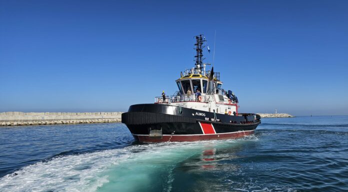 La flotte de remorqueurs du port d’Ashdod se renforce : le nouveau remorqueur « Almog » est arrivé en Israël