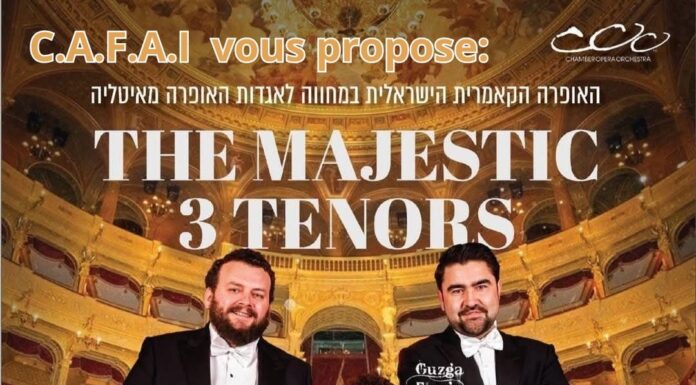 C.A.F.A.I. et le Matnas Safra Ashdod – les activités à partir du 6 Juin 2025…réservez vos places !!!!!