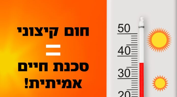 Israël – Un week-end de chaleur extrême !