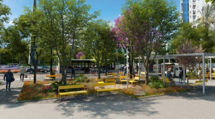 La place de la City à Ashdod en pleine transformation
