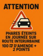 Coup dur pour les conducteurs : depuis dimanche, une amende de 100 shekels et deux points de pénalité pour non-allumage des phares