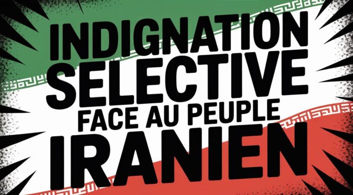 Indignation sélective face au peuple iranien par Rony Akrich