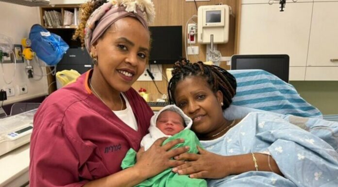 Une nouvelle année placée sous le signe de la vie : le premier bébé d’Ashdod né en 2026