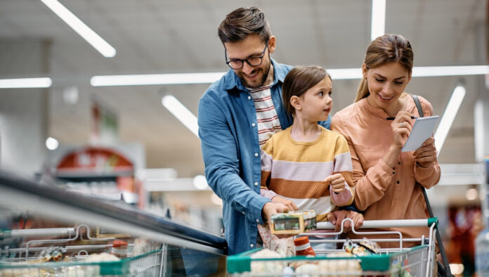 consommation super marché