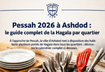 Pessah 2026 : où et quand cacheriser votre vaisselle à Ashdod