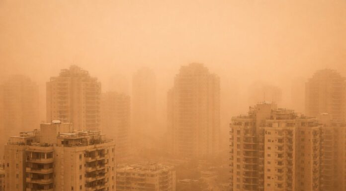 Rafales de vent jusqu’à 85 km/h à Ashdod : une journée particulièrement agitée