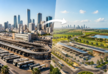 Un symbole s’efface, une nouvelle ville émerge : la gare routière de Tel-Aviv déménage