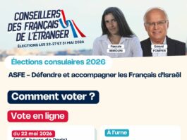 La liste, Défendre et accompagner les Français d’Israël vous explique comment voter aux prochaines élections consulaires