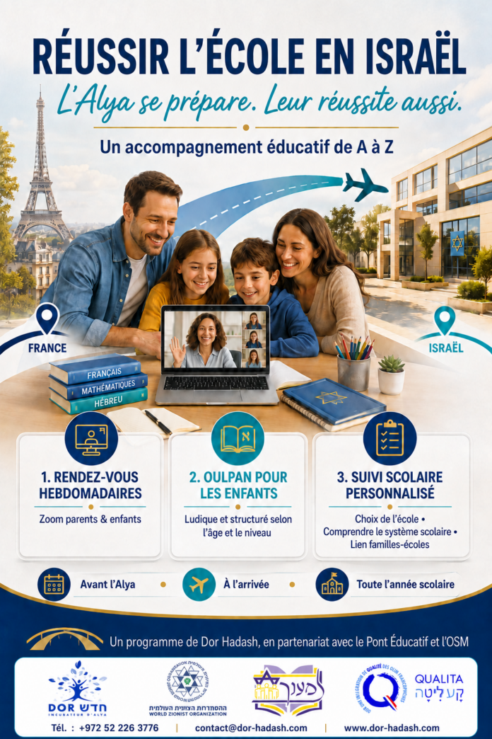 Réussir l ecole en Israel