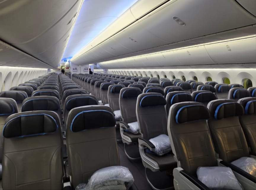 avion cabine interieure