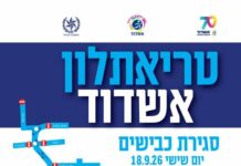 Triathlon d’Ashdod : routes fermées et circulation modifiée vendredi 18 septembre 2026