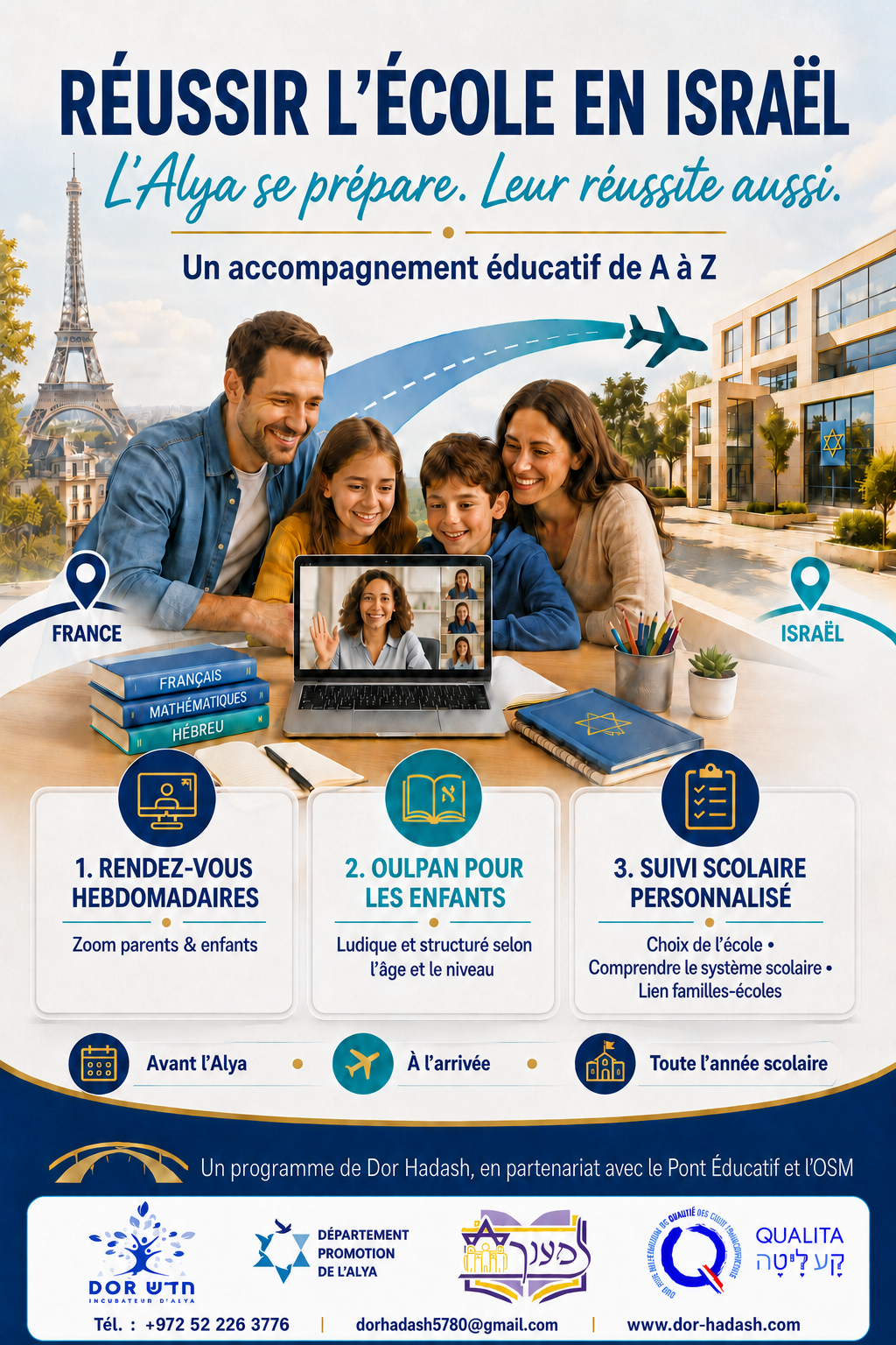 Réussir l ecole en Israel