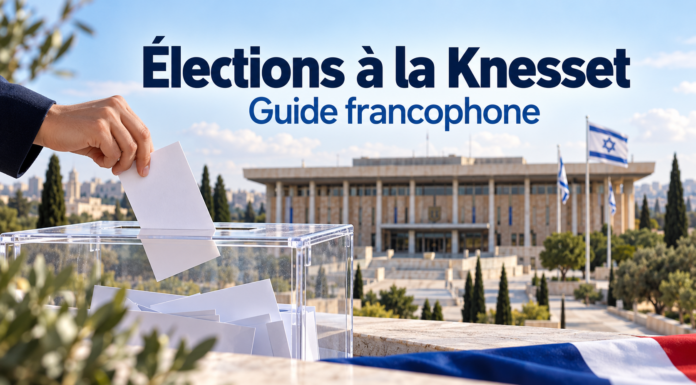 Israël 2026 – Élections à la Knesset · Guide francophone !