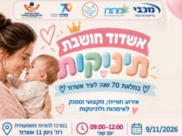 À Ashdod, une matinée dédiée aux parents et à leurs tout-petits