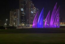 Ashdod se pare de rose pour le mois de sensibilisation au cancer du sein